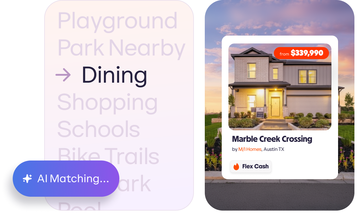 Get homes picked just for you